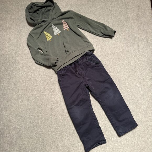 London Fog Lightweight Jacket Boys 3T Gray Lined Hooded Reflective Multiseason - Picture 4 of 16